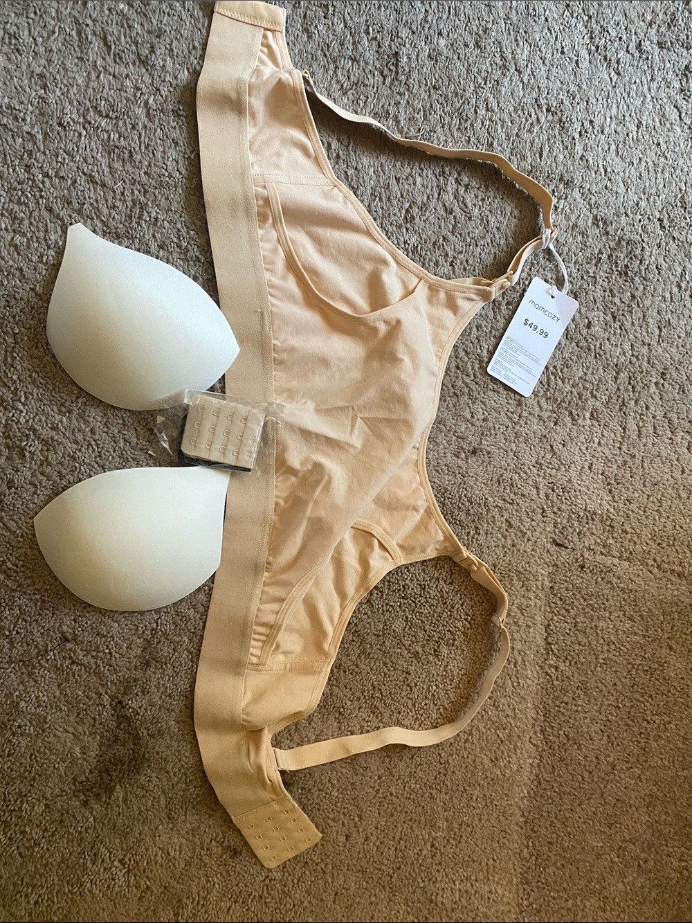 Seamless Nude Maternity/Nursing Bra with Removable Cups